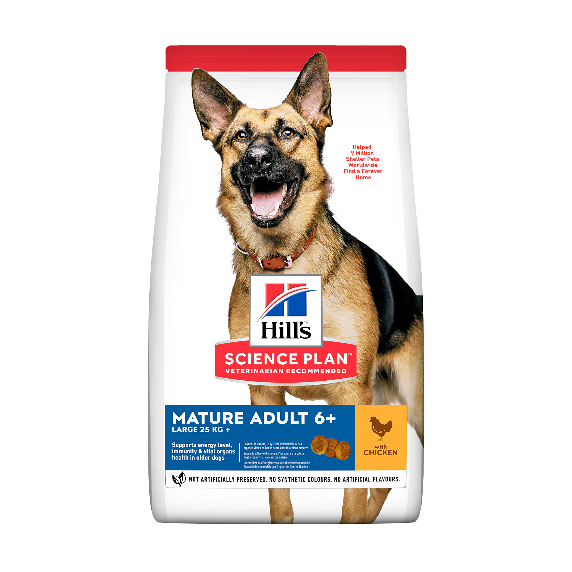 Hill's Science Plan Mature/Adult Active Longevity Large Breed Hundefoder - Kylling - 18 kg