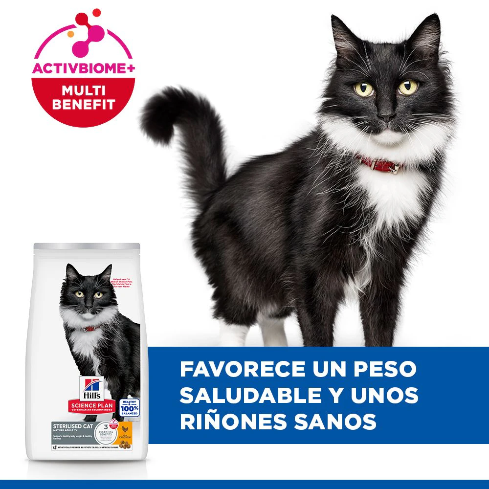 Hill's Science Plan Sterilised Cat - Mature Adult 7+ - Pollo