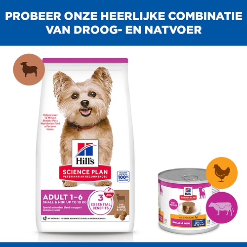 Hill's Science Plan Small & Mini - Adult - Lam en Rijst