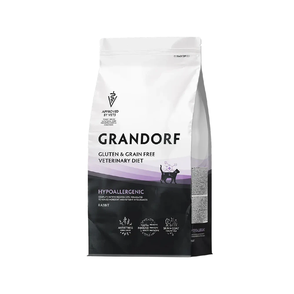 Grandorf Veterinary Diet Cat - Gluten & Grain Free - Hypoallergenic