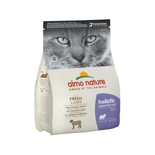 Almo Nature Kat Holistic Droogvoer - Digestive Help - Lam - 2 kg