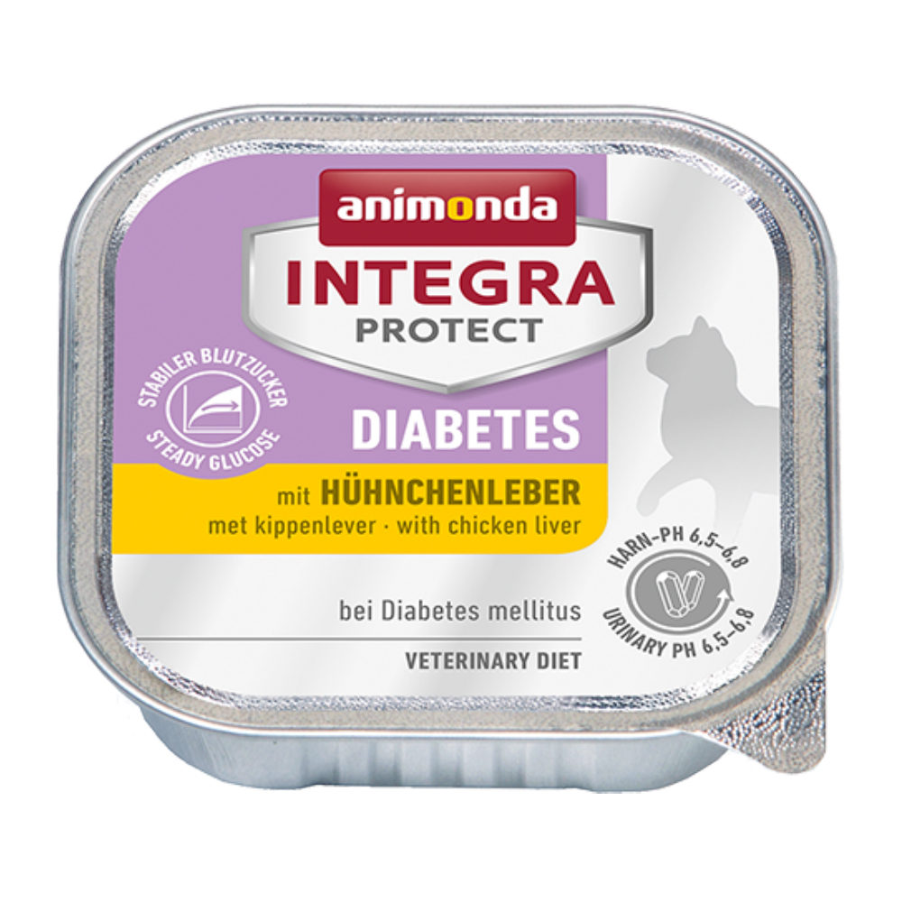 Animonda Integra Protect Diabetes - Barquette - Foie de Poulet