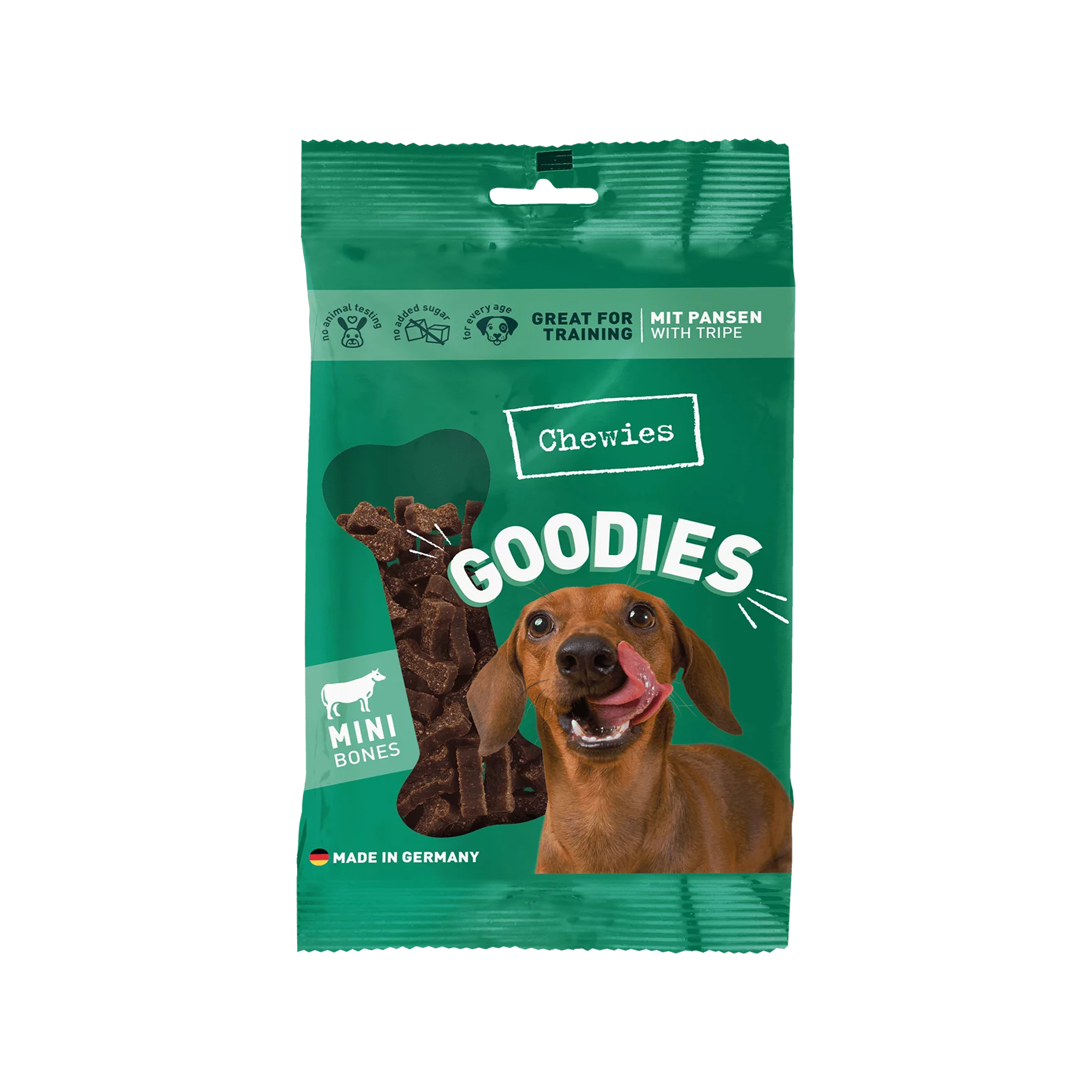Chewies Knöchelchen Mini - Pansen - 125 g - 1 cm