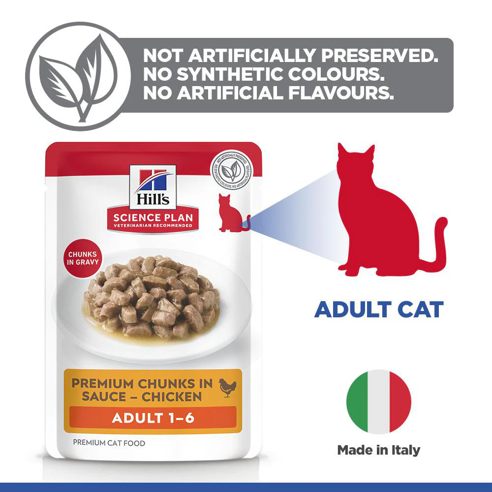 Hill's Science Plan - Feline Adult - Chicken/Poultry - Meal Pouch