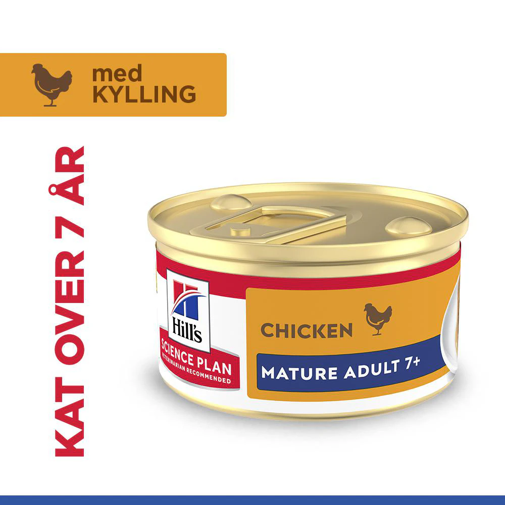 Hill's Science Plan Feline Mature Adult Premium Mousse - Kylling