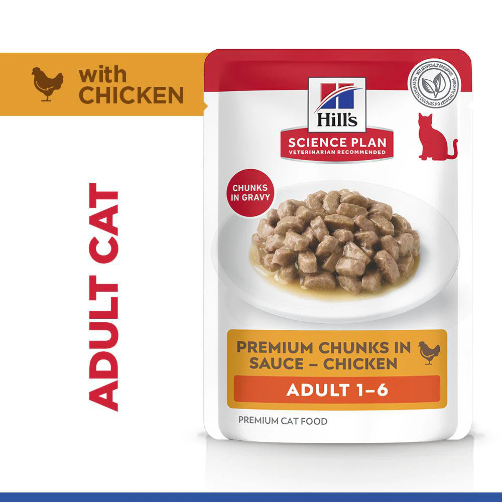 Hill's Science Plan - Feline Adult - Chicken/Poultry - Meal Pouch