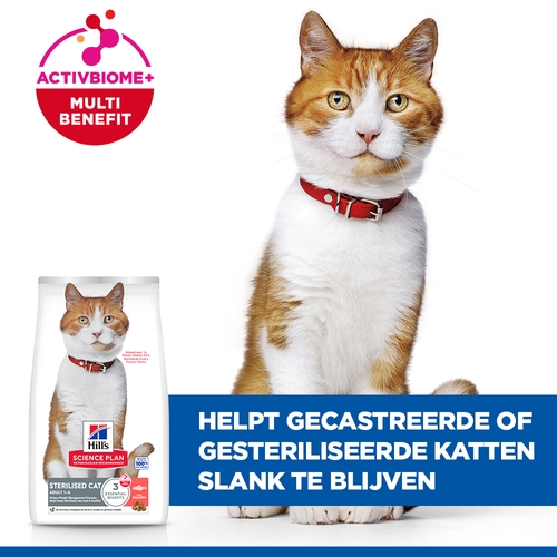 Hill's Science Plan Sterilised Cat - Adult - Zalm