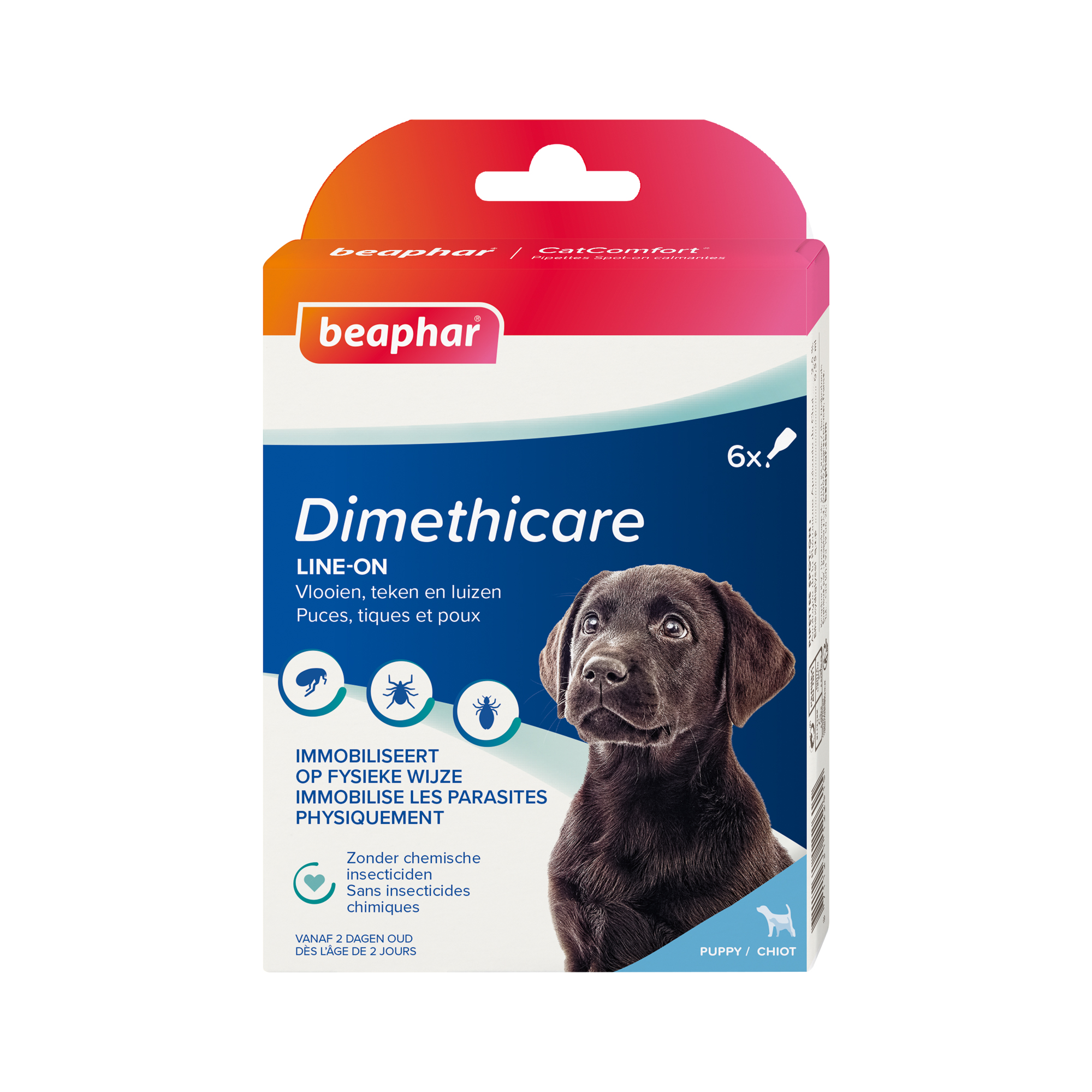 beaphar DIMETHIcare Line‐On Puppy - 6 pipetten
