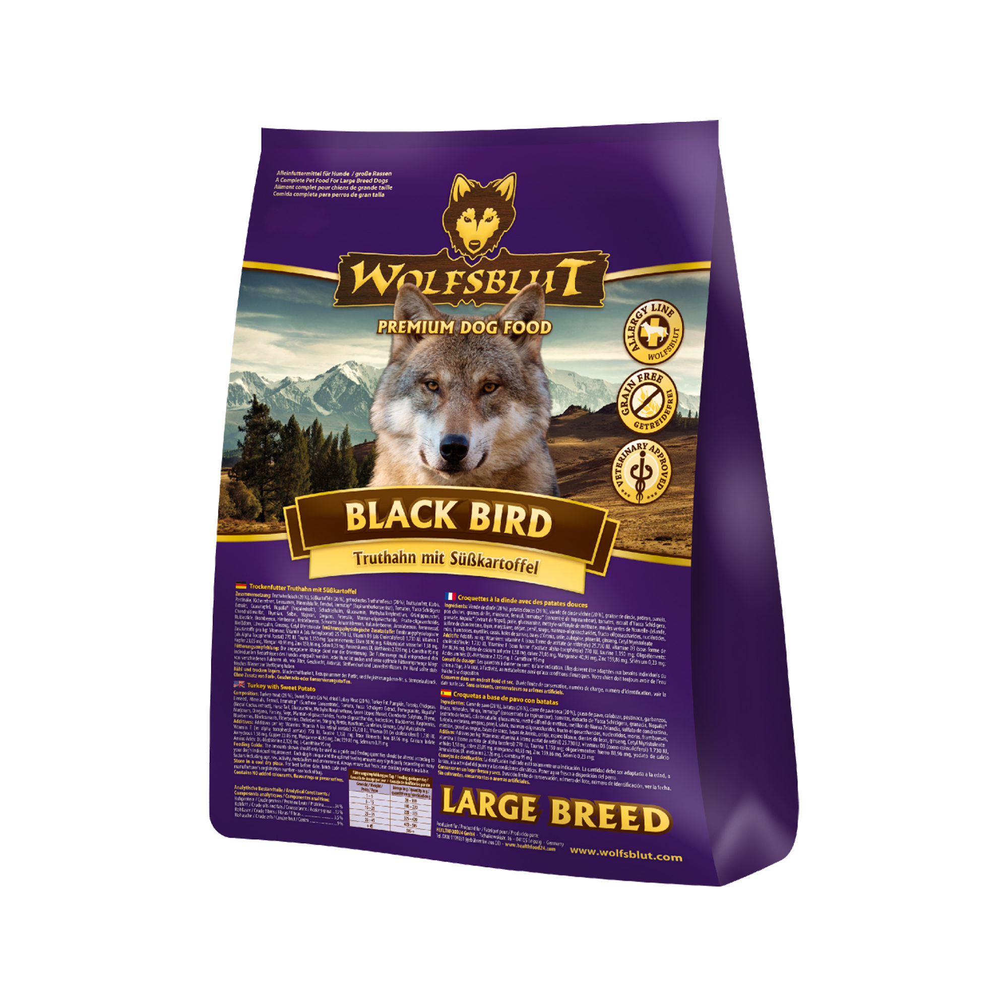 Wolfsblut Black Bird Large Breed Hundefutter