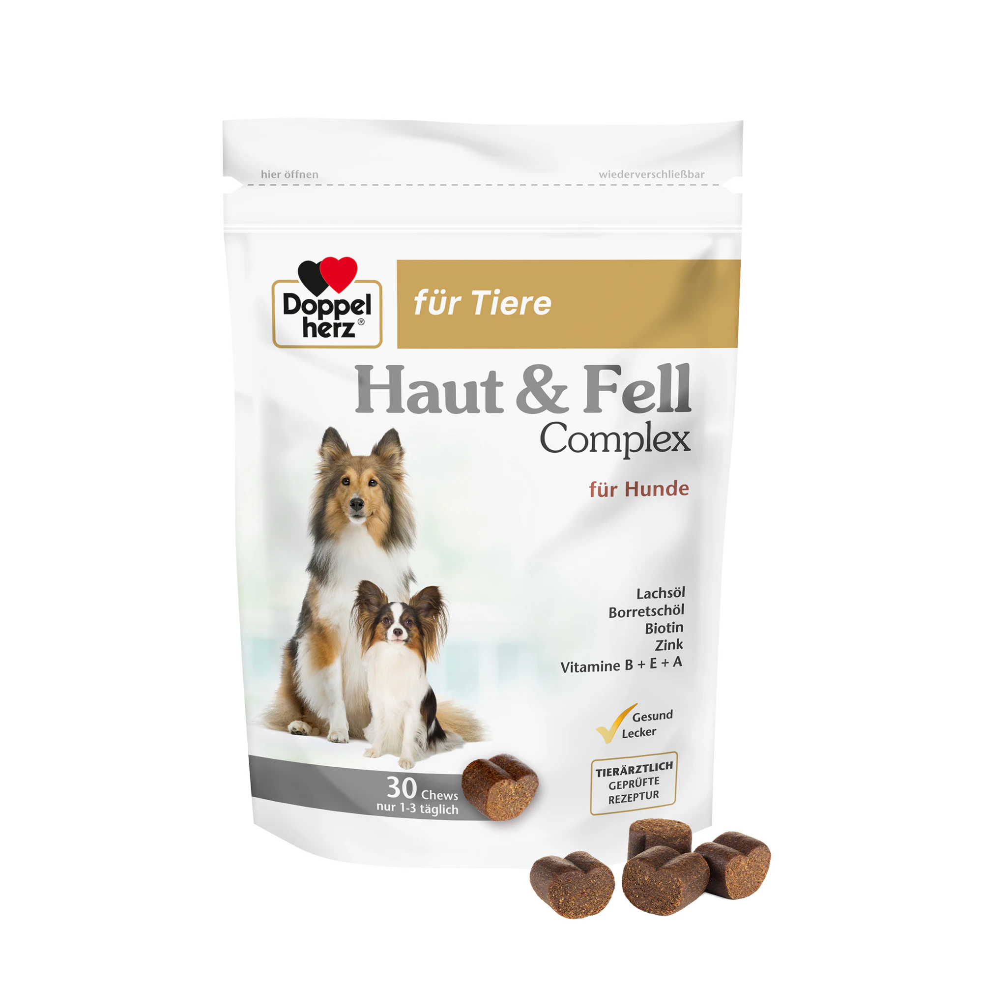 Doppelherz Skin & Coat Complex for Dogs - 30 Chews