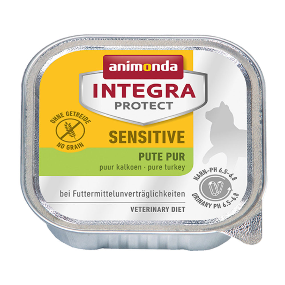 Animonda Integra Protect Sensitive Katzenfutter - Schälchen - Pute