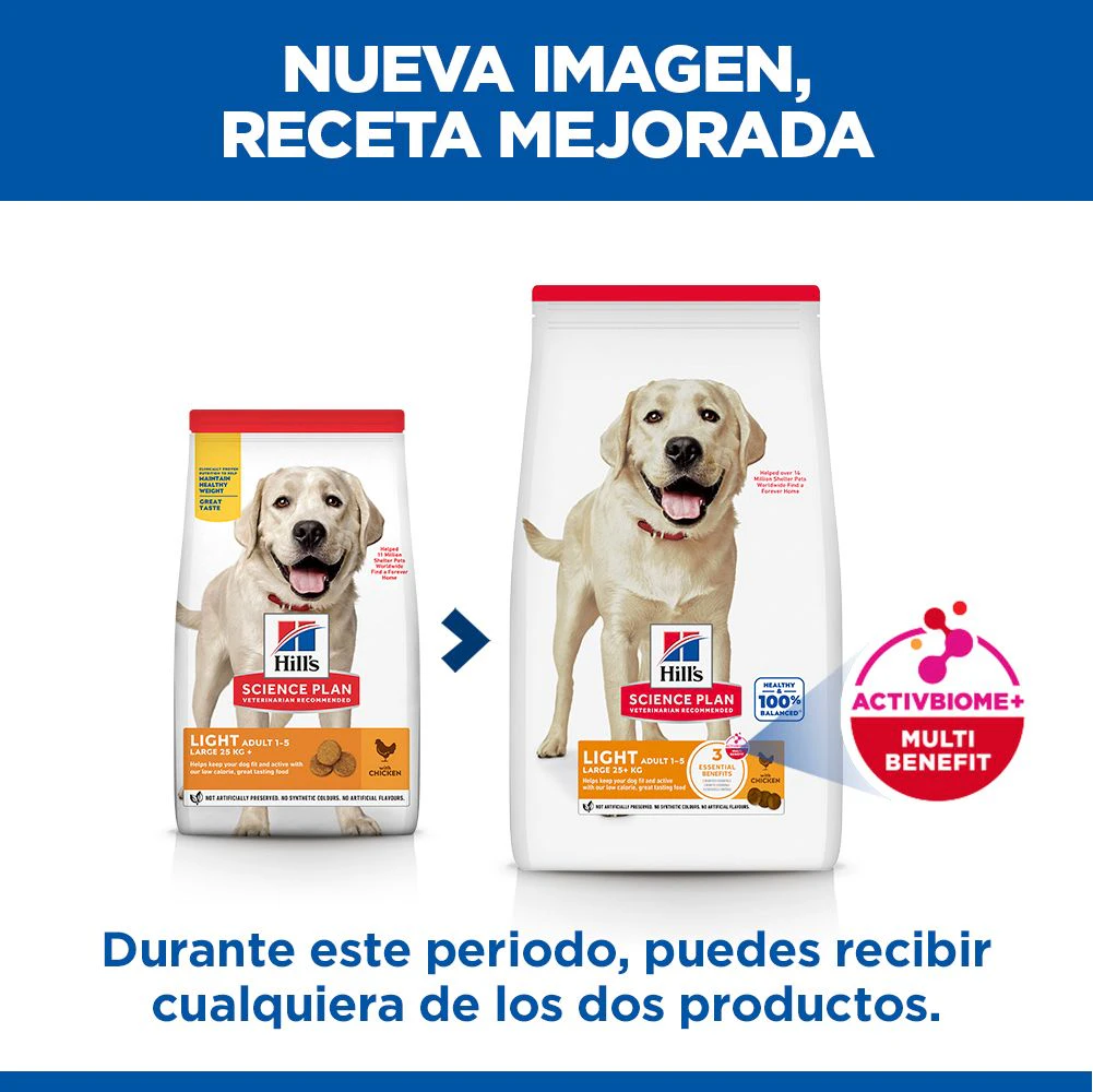 Hill's Science Plan - Large Breed - Adult - Light - Pollo