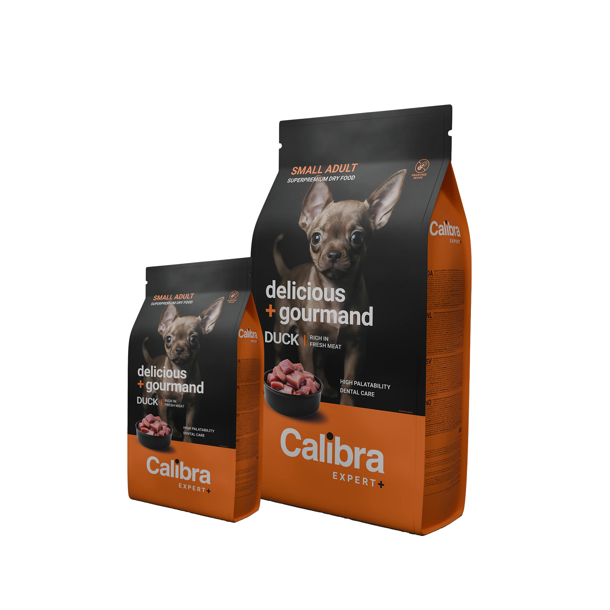 Calibra Dog Expert+ Adult Small Delicious & Gourmand - Eend