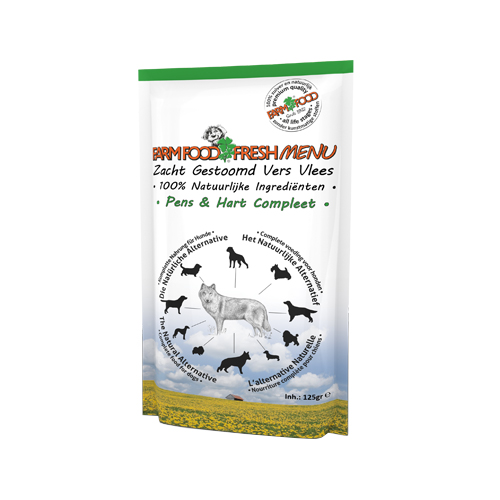 Farm Food Fresh Menu - Complet - Sachet - Rumens et cur - 16 x 125 g