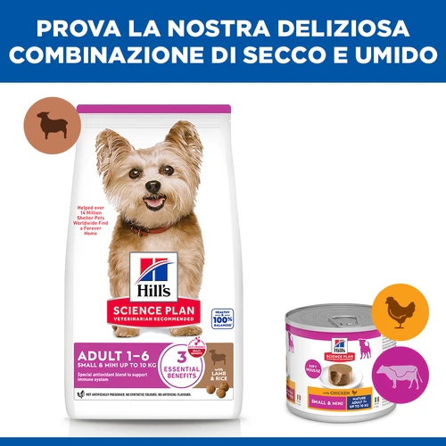 Hill's Science Plan Small & Mini - Adult - Agnello e Riso