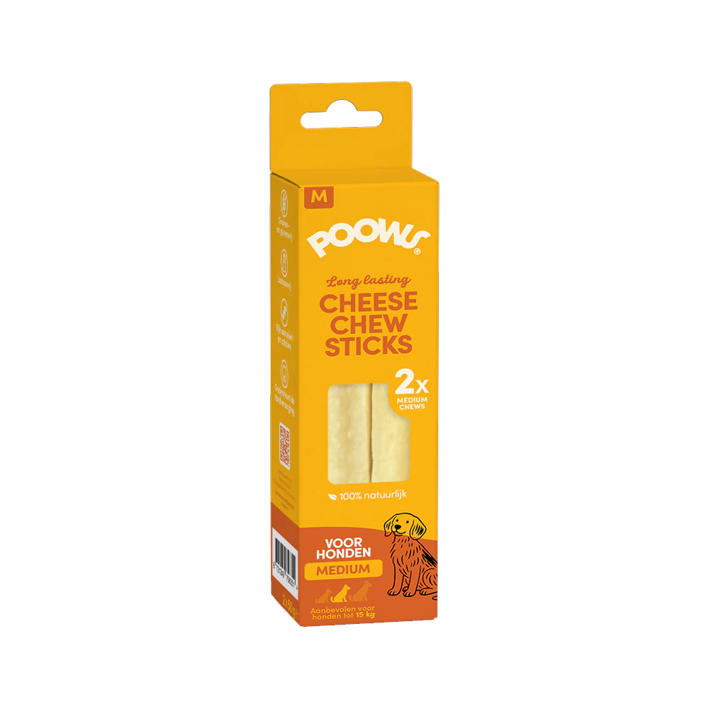 Poows Chew Sticks Formaggio - Cane