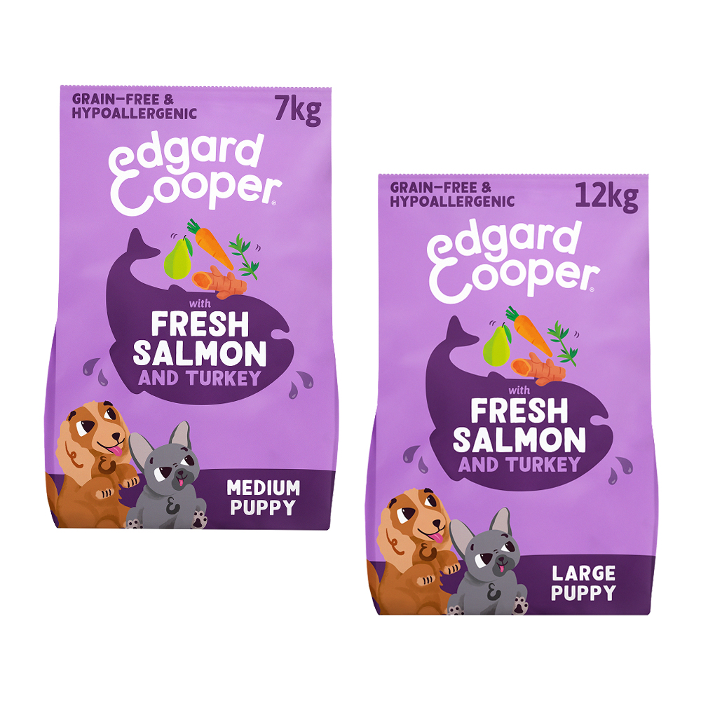 Edgard & Cooper Puppy - Lachs & Truthahn - 12 Kg