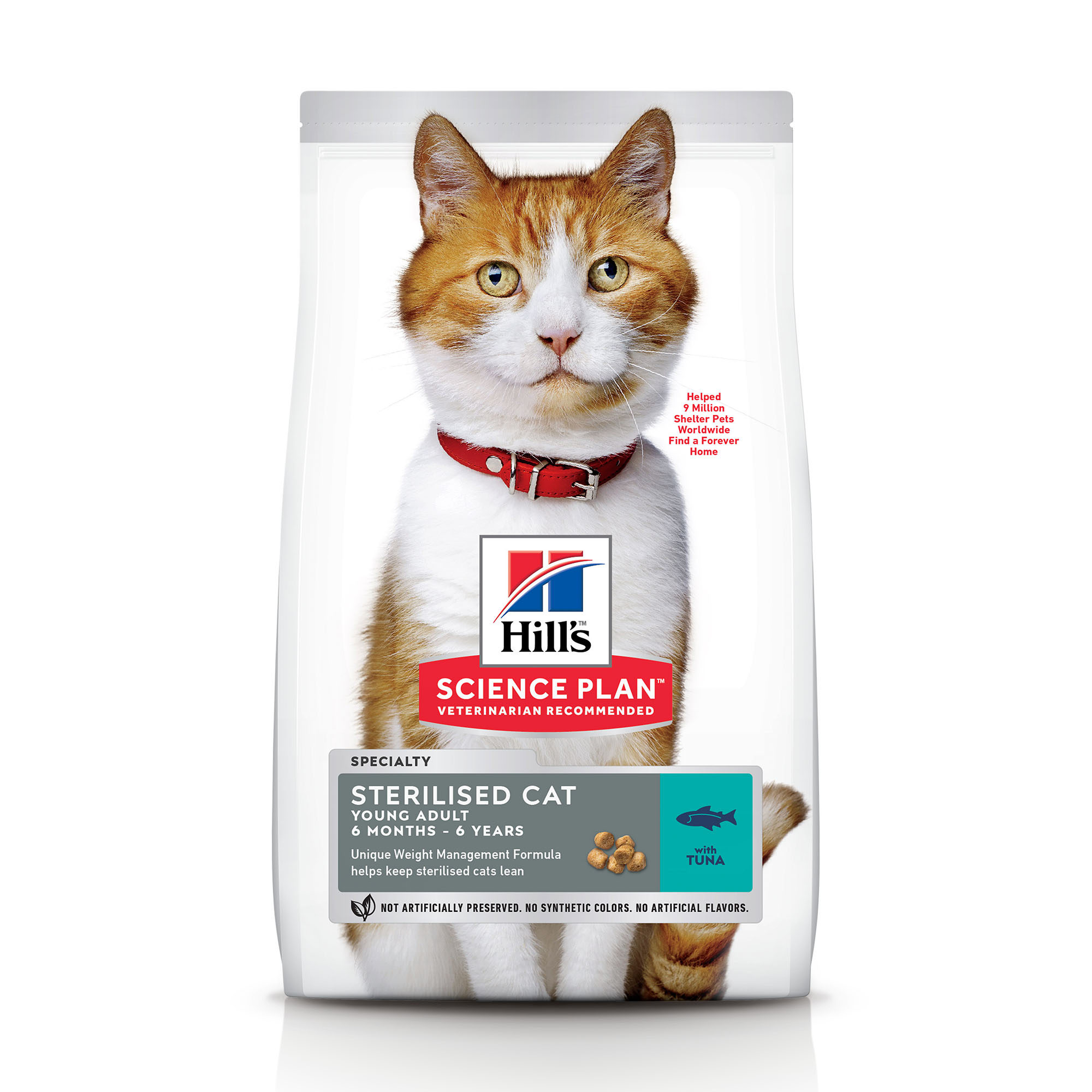 Hill's Science Plan Young Adult Sterilised Kattefoder - Tun - 10 kg