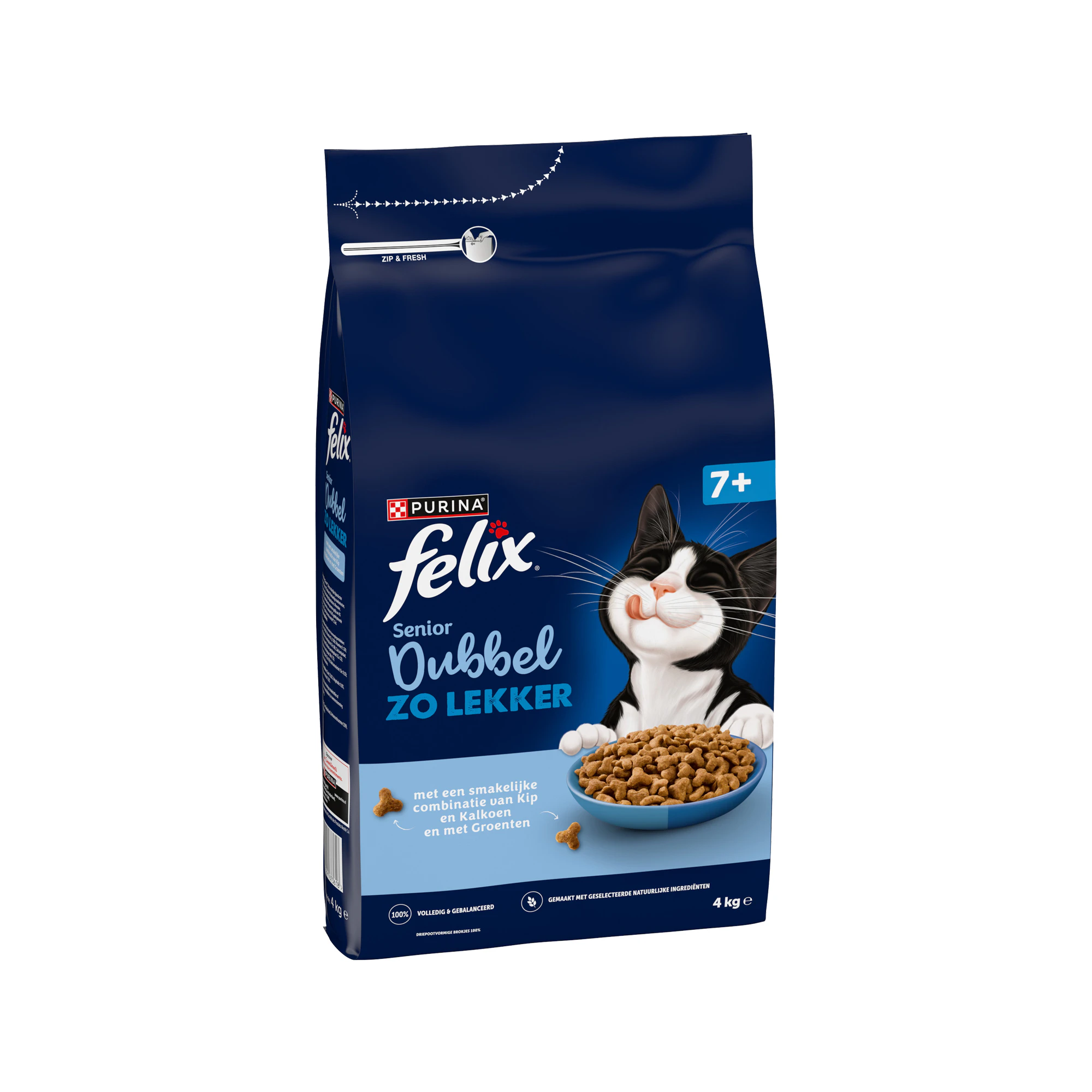 Felix Doubly Delicious - Senior - Chicken and Turkey - 4 kg