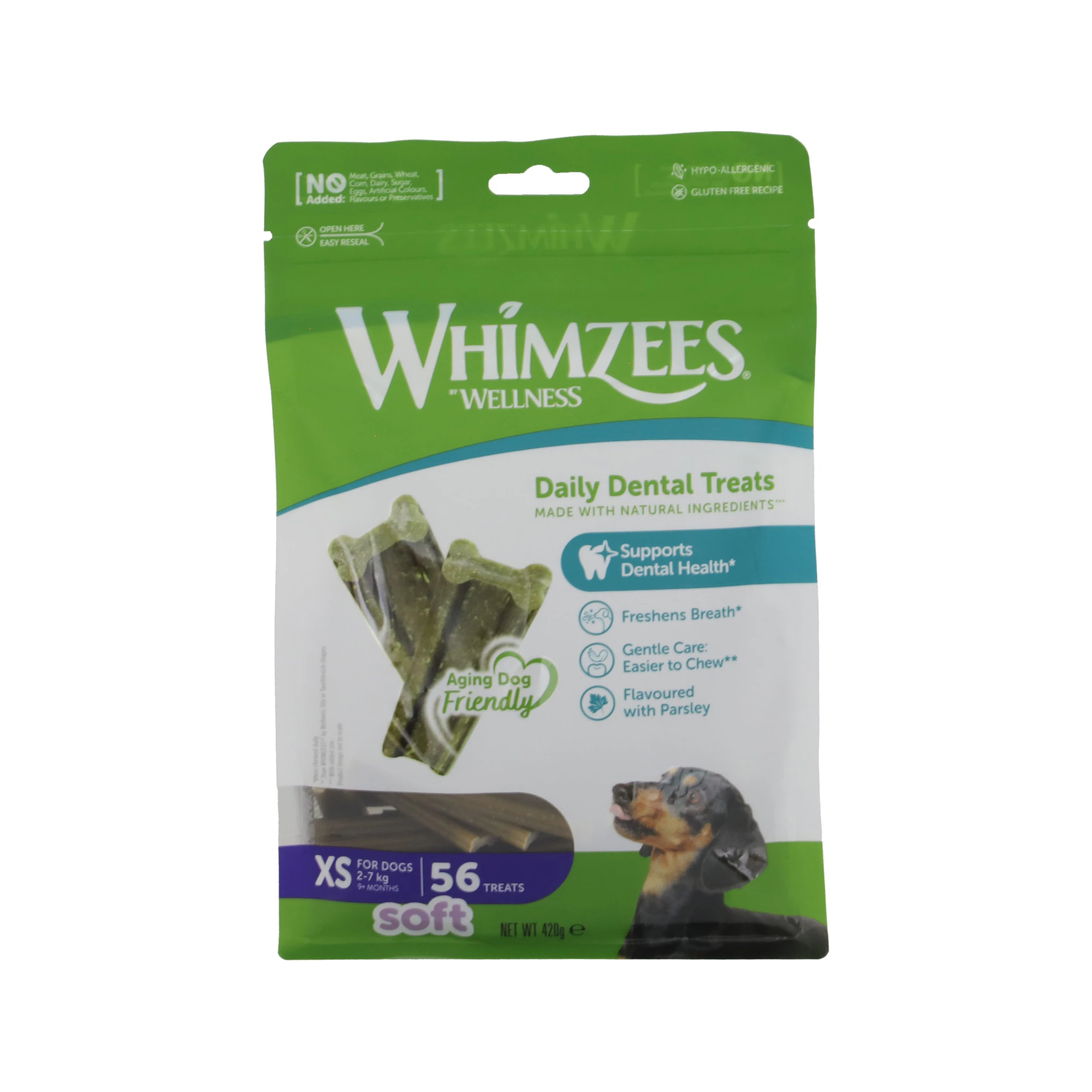 Whimzees Soft Dental Treats - XS - 56 pieces