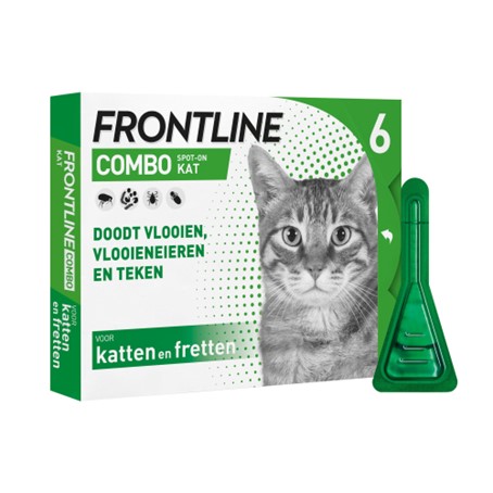 Frontline Combo Kat - 2 x 6 pipetten