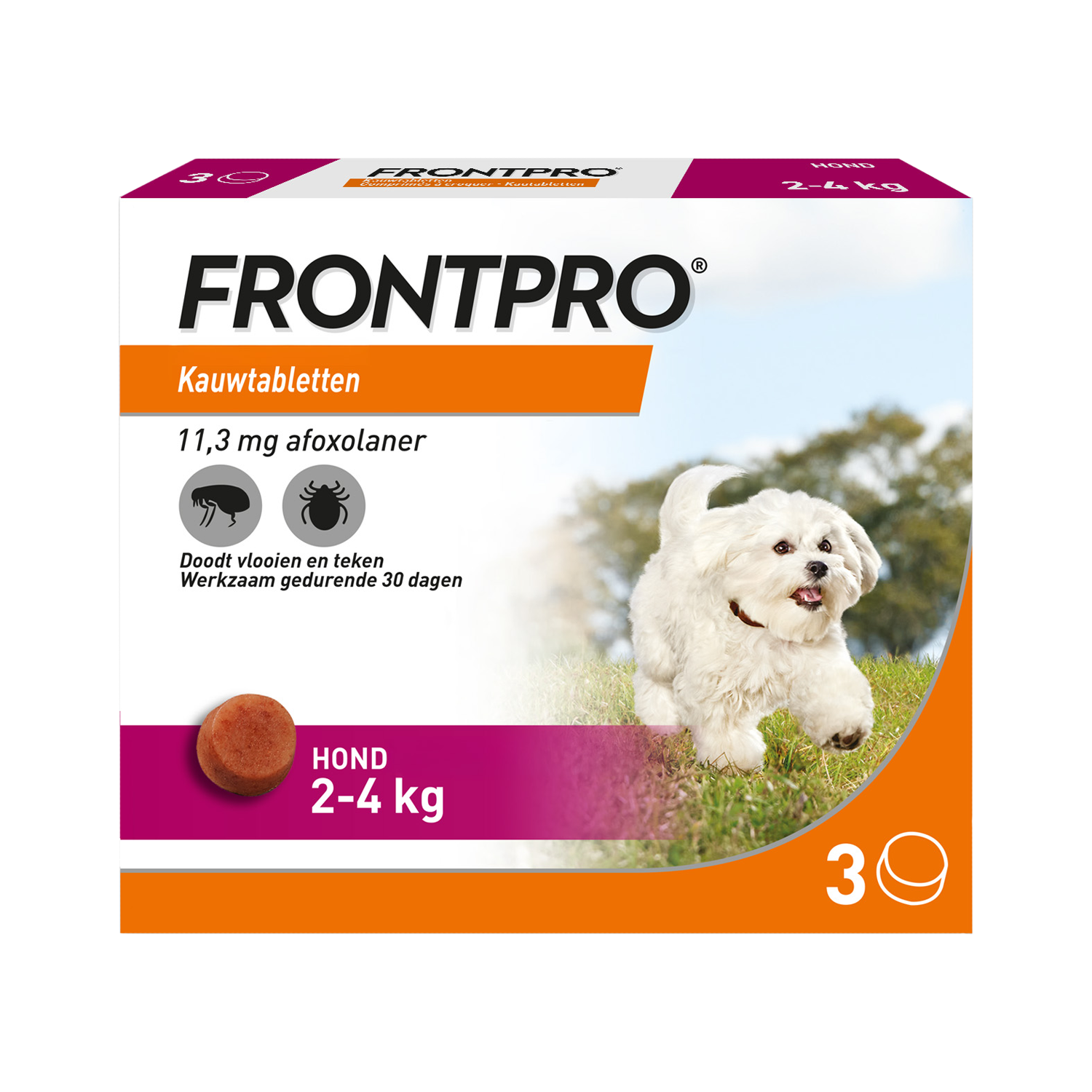FRONTPRO Kauwtabletten Hond