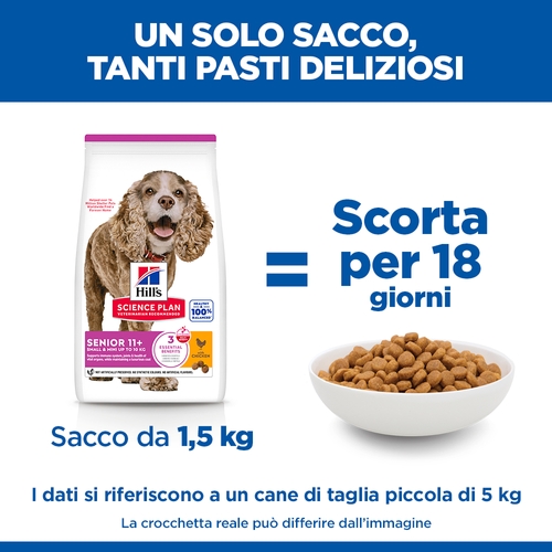 Hill's Science Plan Small & Mini - Senior 11+ - Pollo