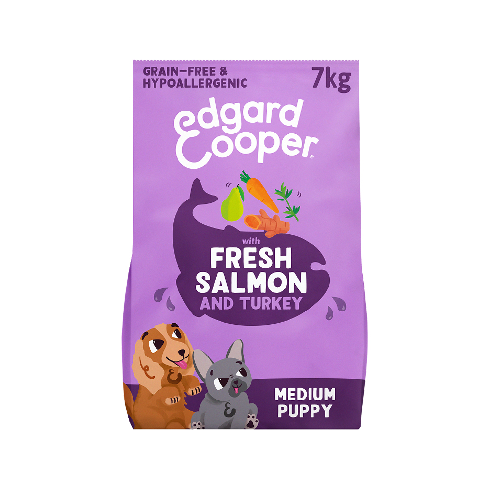 Edgard & Cooper Puppy - Zalm & Scharrelkalkoen - 7 kg