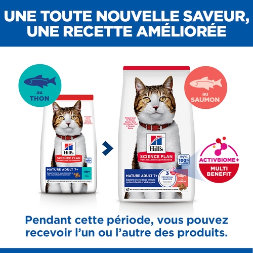 Hill's Science Plan - Feline Mature Adult - Saumon