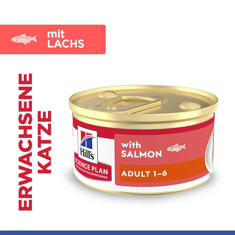 Hill's Science Plan Feline Adult Premium Mousse - Lachs