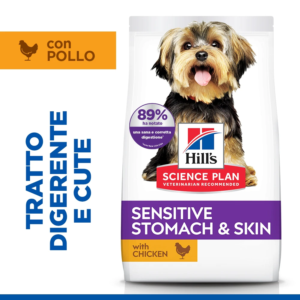 Hill's Science Plan Small & Mini - Sensitive Stomach & Skin Adult - Pollo