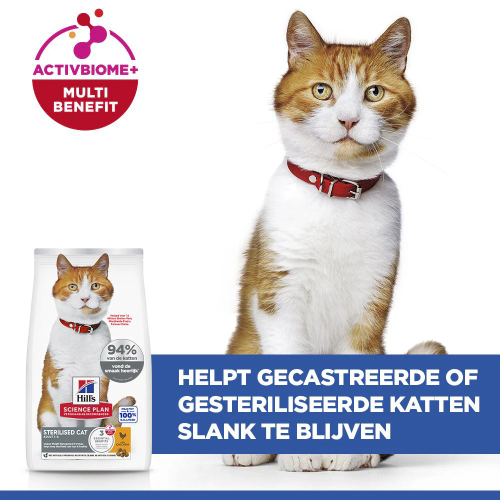 Hill's Science Plan Gesteriliseerde Kat - Adult - Kip