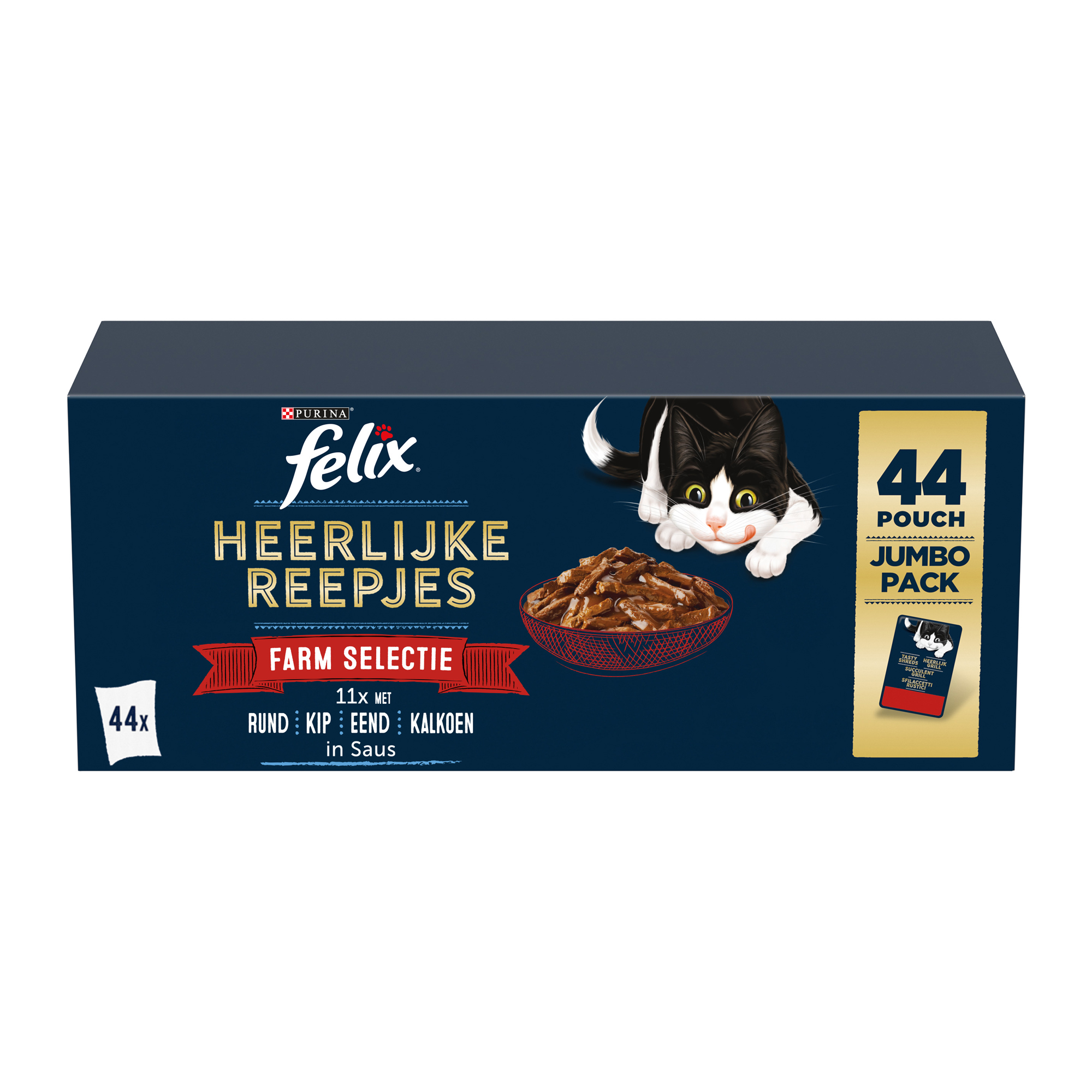 Felix Leckere Streifen -  Auswahl der Farm - 44 x 80 g