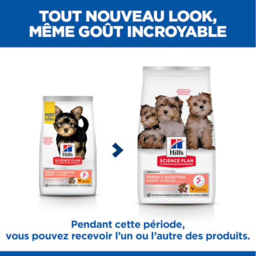 Hill's Science Plan Puppy Perfect Digestion Small en Mini Aliment pour Chien
