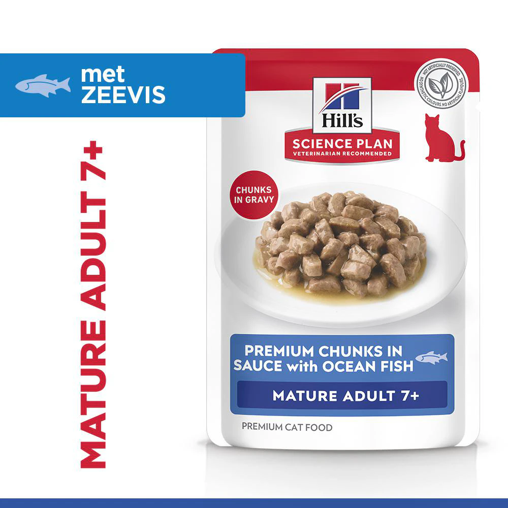 Hill's Science Plan Mature Adult -  Zeevis - Maaltijdzakje