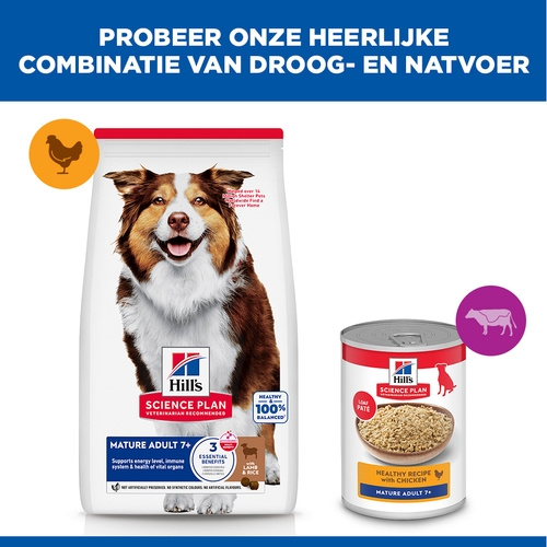 Hill's Science Plan - Medium - Mature Adult 7+ - Lam & Rijst