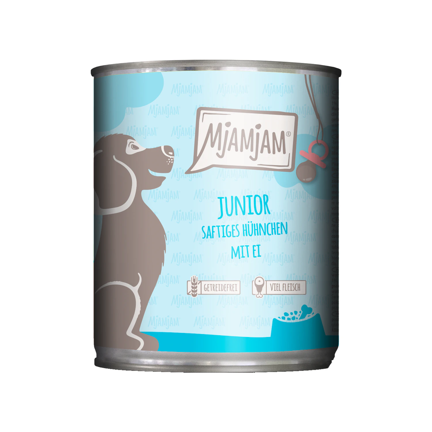 MjaMjaM Wet Food - Can Puppy - Chicken with Egg - 12 x 800 g