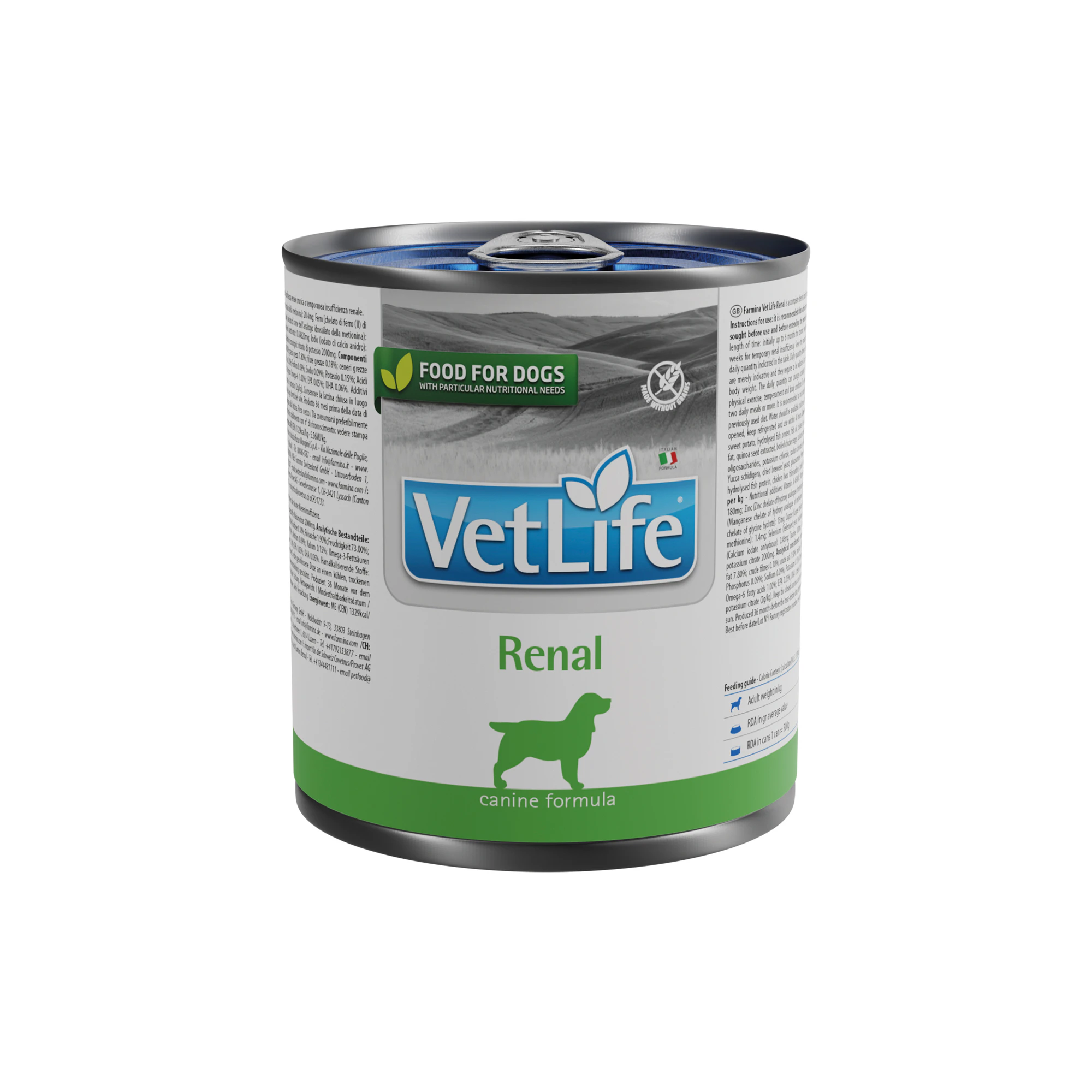 Farmina VetLife Renal Hundefoder - 6 x 300 g dåser