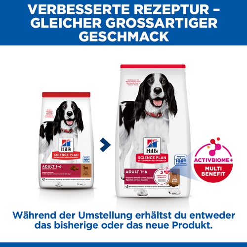 Hill's Science Plan Advanced Fitness Adult Medium Hundefutter - Lamm & Reis