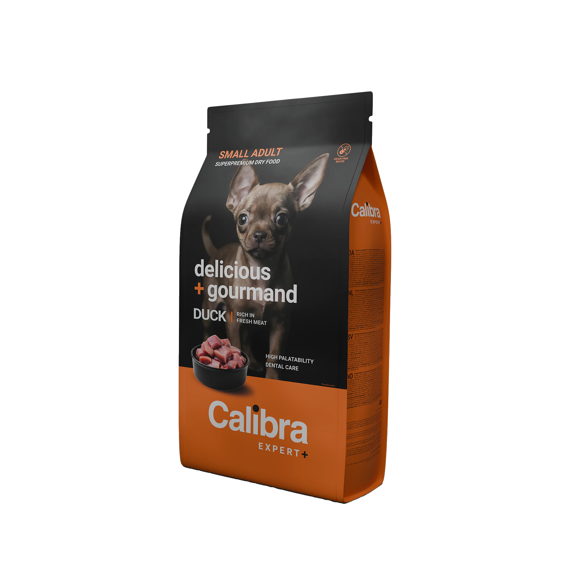 Calibra Dog Expert+ Adult Small Delicious & Gourmand - Eend