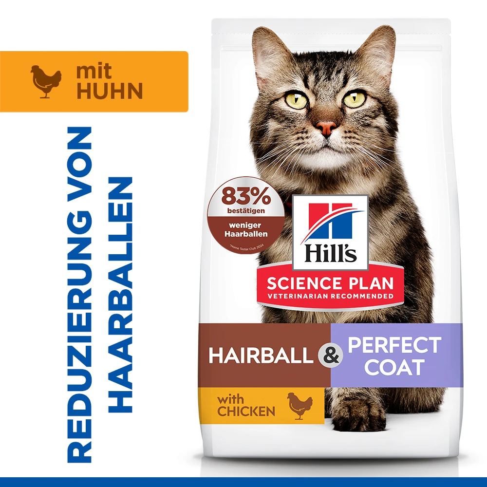 Hill's Science Plan Haarballen- und Fellpflege-Katzenfutter