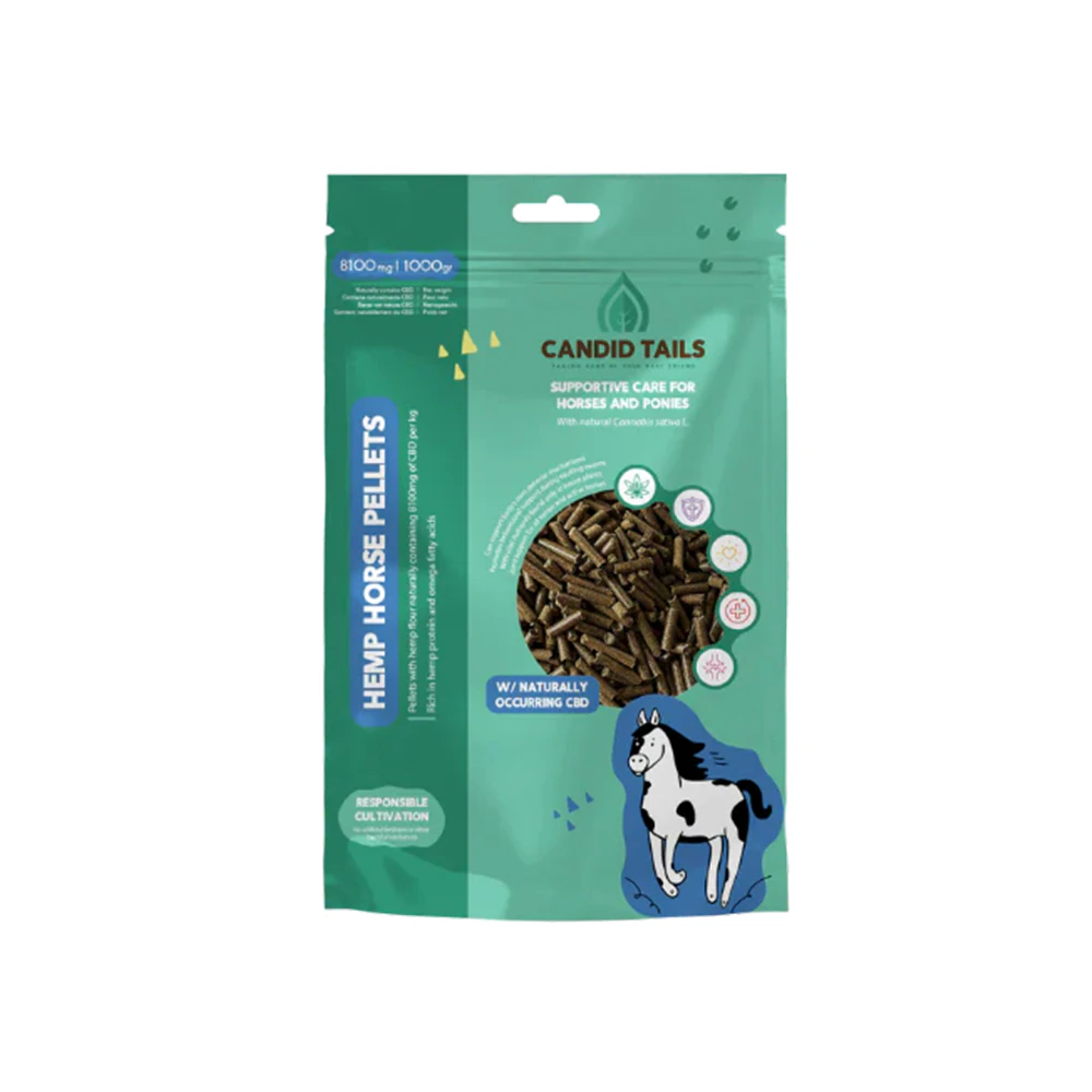 Candid Tails Hanfpellets mit CBD für Pferde - 1,5 kg