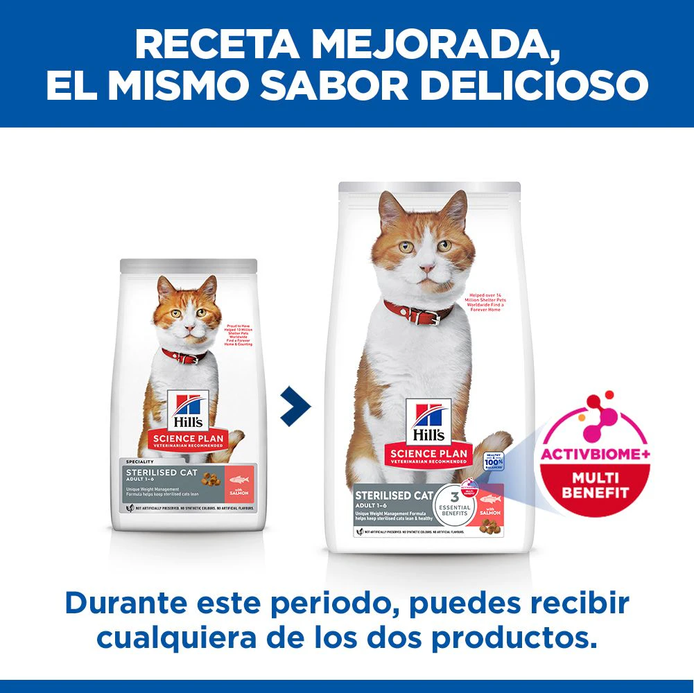 Hill's Science Plan Sterilised Cat - Adult - Salmón