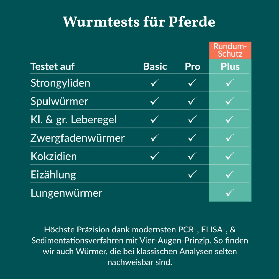 Vetevo Wurmtest Plus Pferd