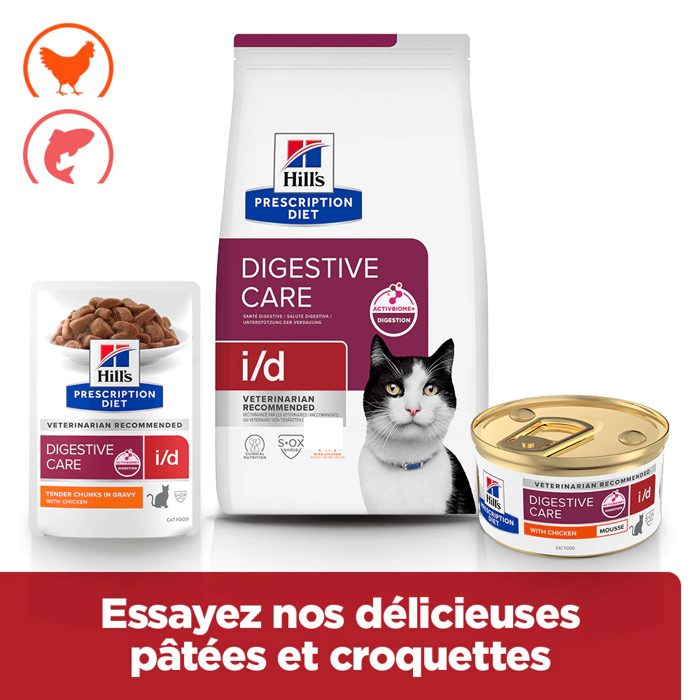 Hill's i/d Digestive Care - Prescription Diet - Feline - Boîte