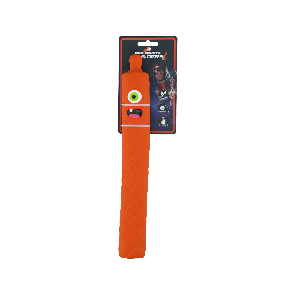 Dog Comets Latex Invaders - Orange - L