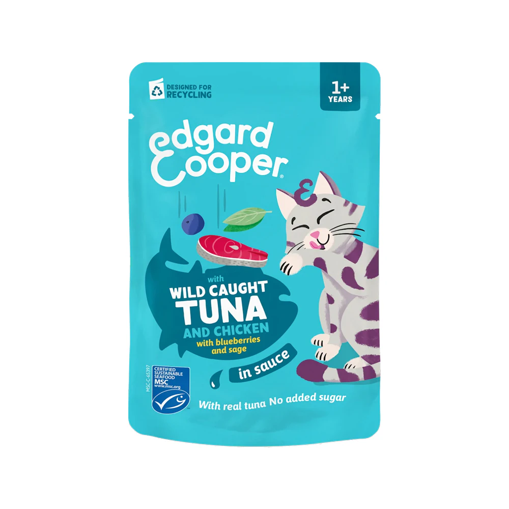 Edgard & Cooper Cat Adult - Tonijn & Kip  - 12 x 85 g