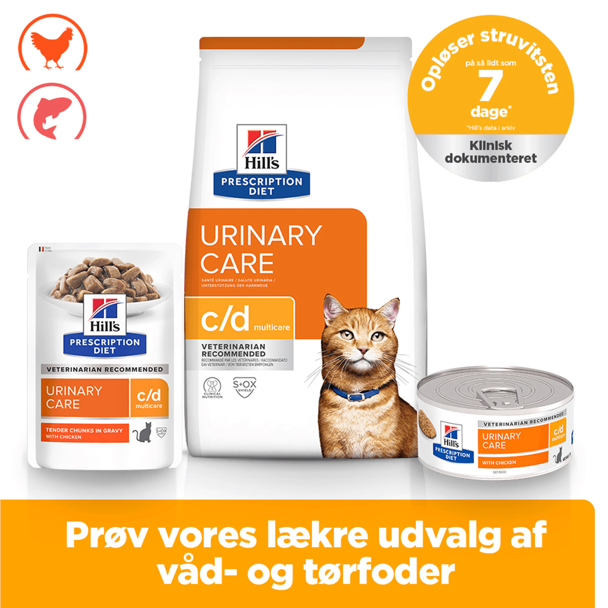 Hill's Prescription Diet c/d Multicare Kattefoder - Vådfoder