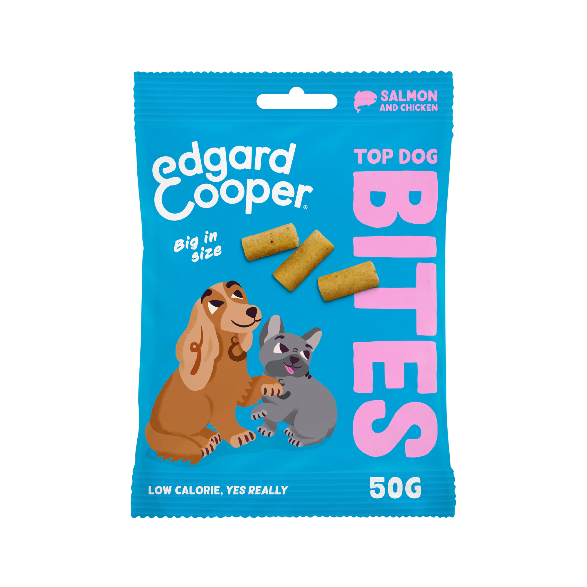 Edgard & Cooper Bites - Zalm & Kip - Large - 50 g