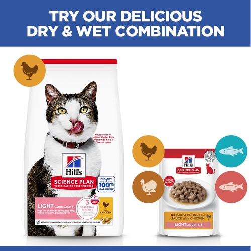 Hill's Science Plan Mature Adult 7+ Light Chicken